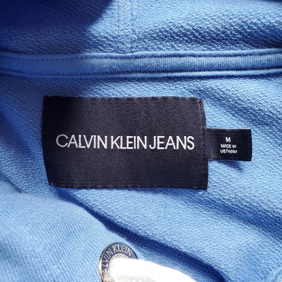 Calvin Klein Lightweight Cropped Hoodie size M EUC - Picture 4 of 4